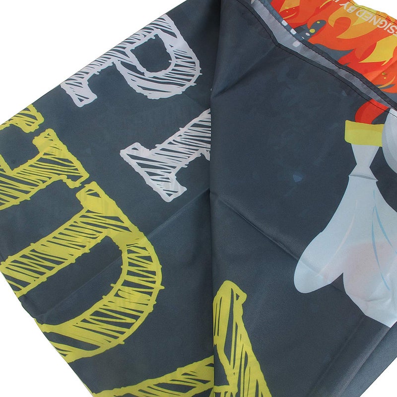 INNORU خلفية تصوير عيد ميلاد سعيد بالنار، ديكور حفلة عيد ميلاد بموضوع شاحنة الإطفاء للداخل والخارج، مستلزمات حفلات الأطفال 6X4 قدم - Image 5